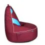 Side Profile of the West Ham United F.C. Gaming Bean bag Chair With Side Pocket 