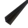 Duro-GardenWall Corner Profile - Chocolate Brown (3.2cm x 3.2cm x 300cm)