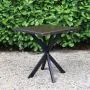 Yeni Wenge Square Werzalit Table with Lexi Legs 