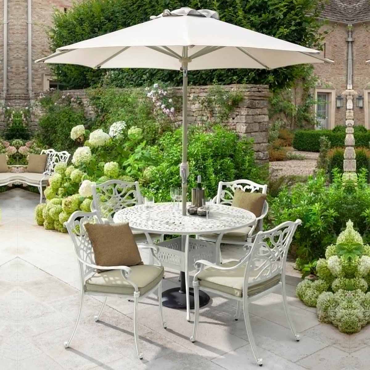Capri 4 seater store rattan cube set