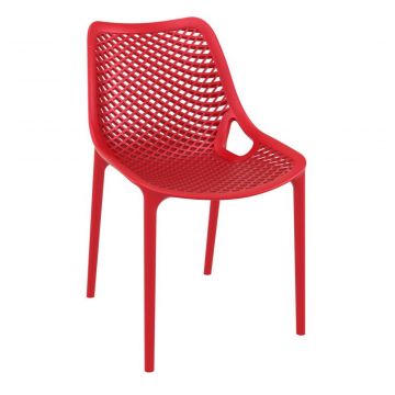Air Commercial Stacking Chair - Red