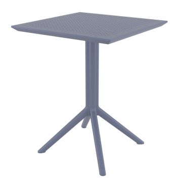 Sky 60 x 60 Folding Table in Dark Grey