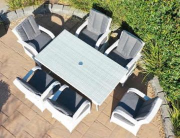 Treviso 6 Seat Rectangular Set
