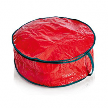 61cm x 20cm - Red Wreath Storage Bag