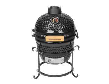 Kamado Ceramic 13" BBQ - Black