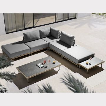 Kettler Mali Low Lounge Corner Sofa Set
