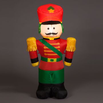 120cm Inflatable Nutcracker with 6 LED Lights and Blower