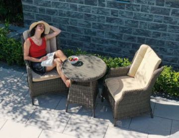 Boston Rattan Bistro Set