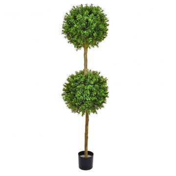 Topiary Buxus Double Ball Tree (150cm)