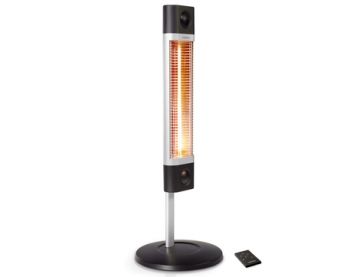 Veito RE Carbon Infrared Free Standing Heater With Remote - Black