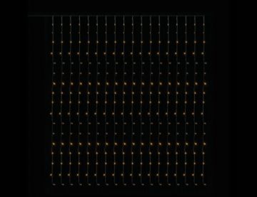 3mx3m Multi Function Curtain Christmas Lights with 306 Warm White LEDs