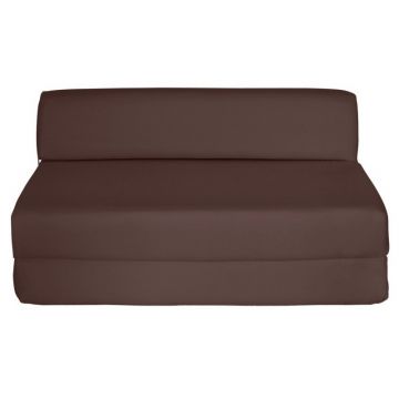 Double Chair Bed - Chocolate