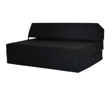 Double Chair Bed - Black