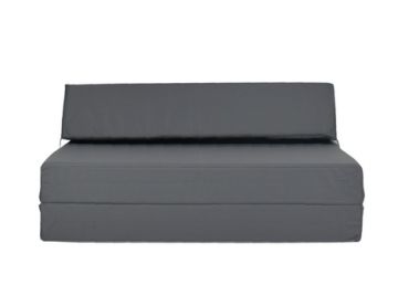 Double Chair Bed - Grey