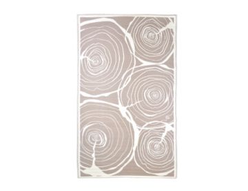 Outdoor Rectangular Growth Rings Carpet