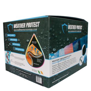 Weather Protect Rectangular Patio Set Cover (10 Seat) - (350cm x 94cm)