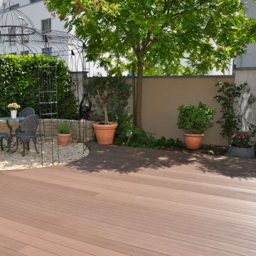Therrawood Composite Decking - Embossed Tropic Brown (3.6m x 140mm x 26mm)