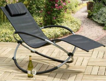 Orbit Relaxer - Aluminium and Textilene Sun Lounger