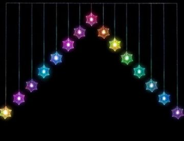 Snowflake V Curtain Light