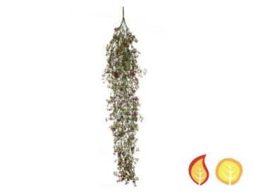 100cm (3.2ft) Trailing Mini Flower - Red (Fire and UV Protected)