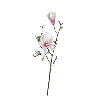 88cm (2.8ft) Large Magnolia Stem - Pink