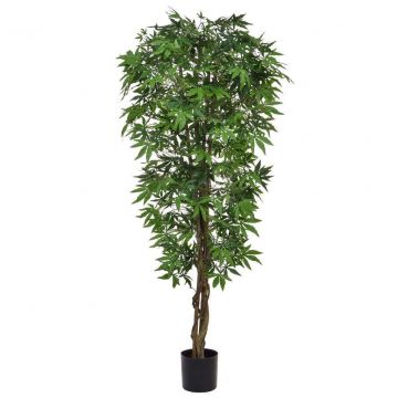 5ft (150cm) Japanese Maple Green Artificial Tree (Fire Resistant)