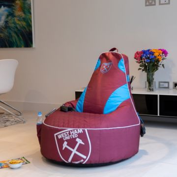 West Ham United F.C. Gaming Bean bag Chair in the Living Room 
