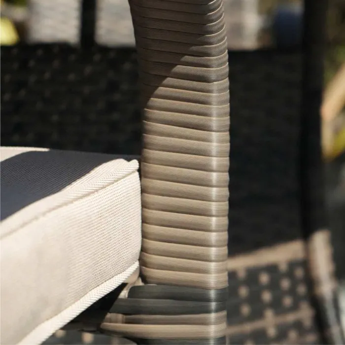 Cairo 8 Seat Oval Set with Stacking Chairs
