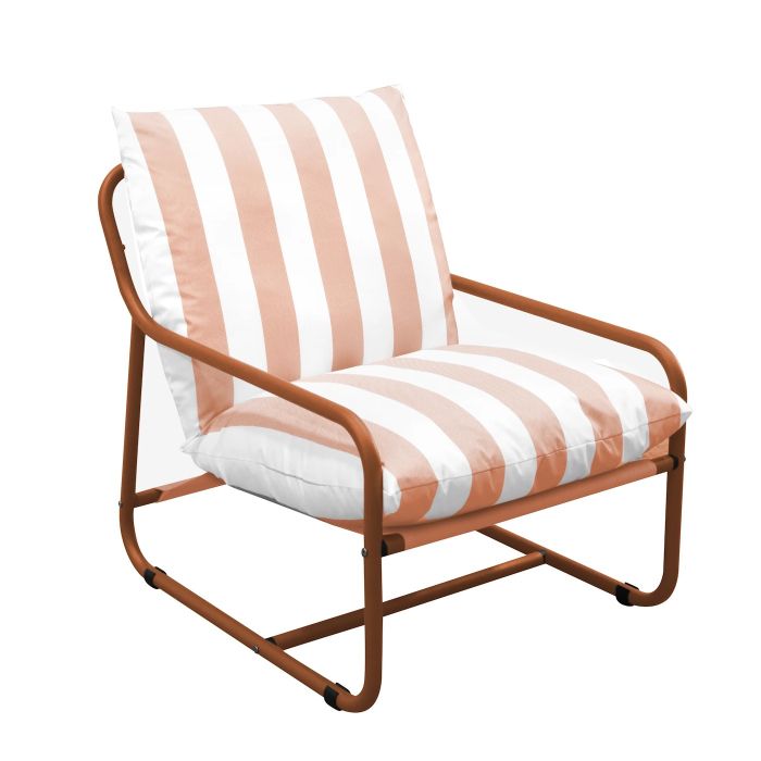 Kettler Cloud Relaxer Chair Burnt - Orange with Stripe main product photo