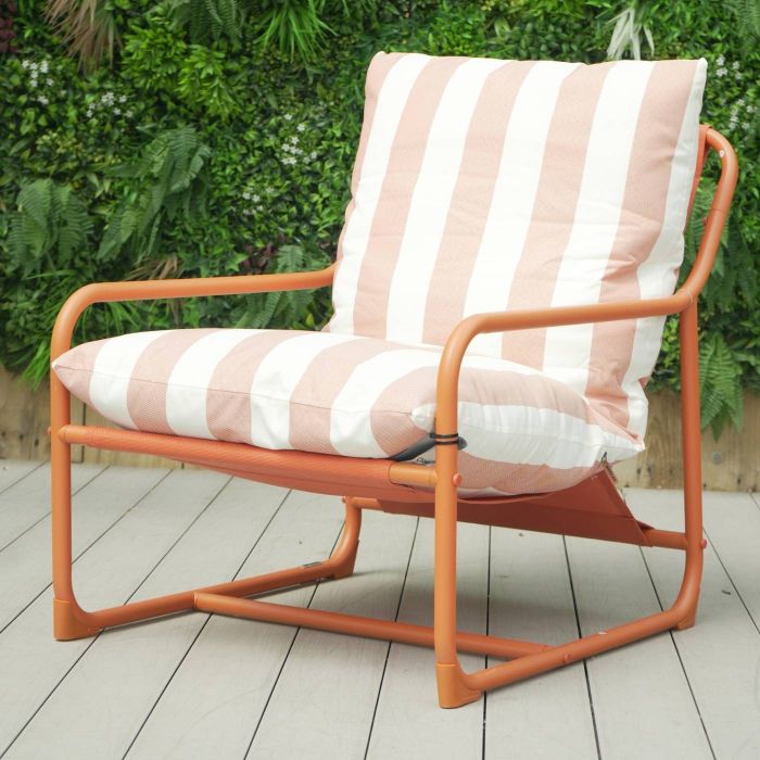 Kettler Cloud Relaxer Chair Burnt - Orange with Stripe main product photo