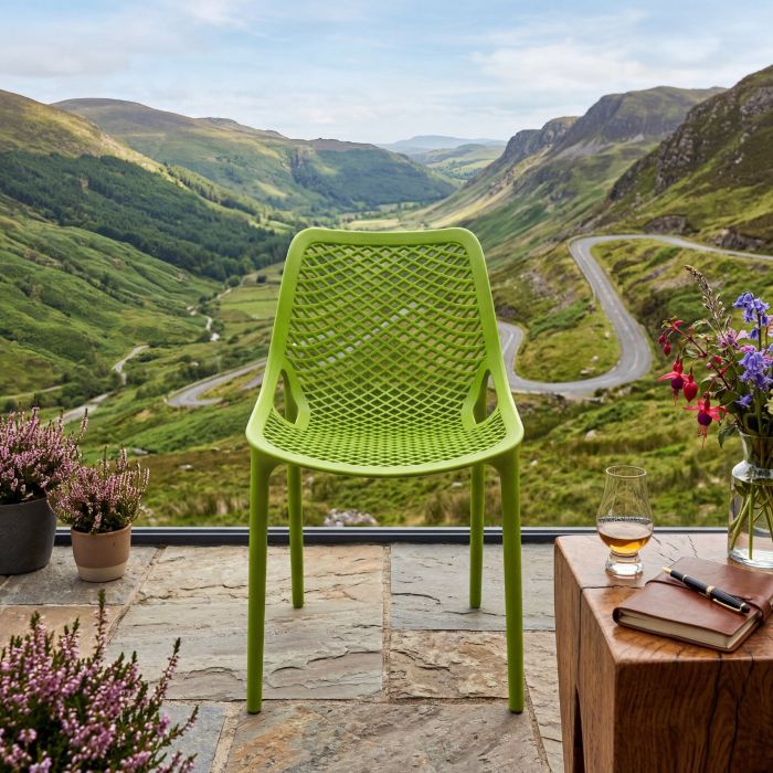 Air Stacking Garden Chair - Tropical Green main product photo