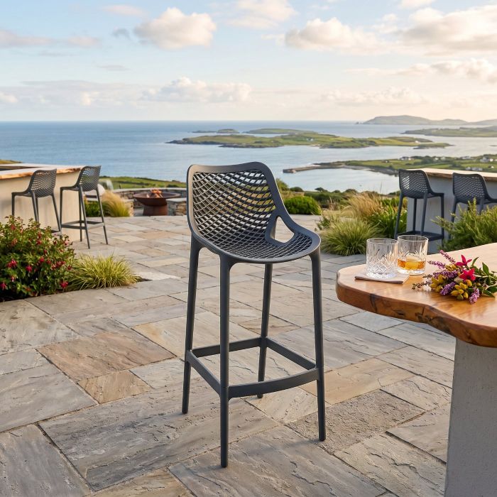 Air 75cm Bar Stool in Dark Grey main product photo