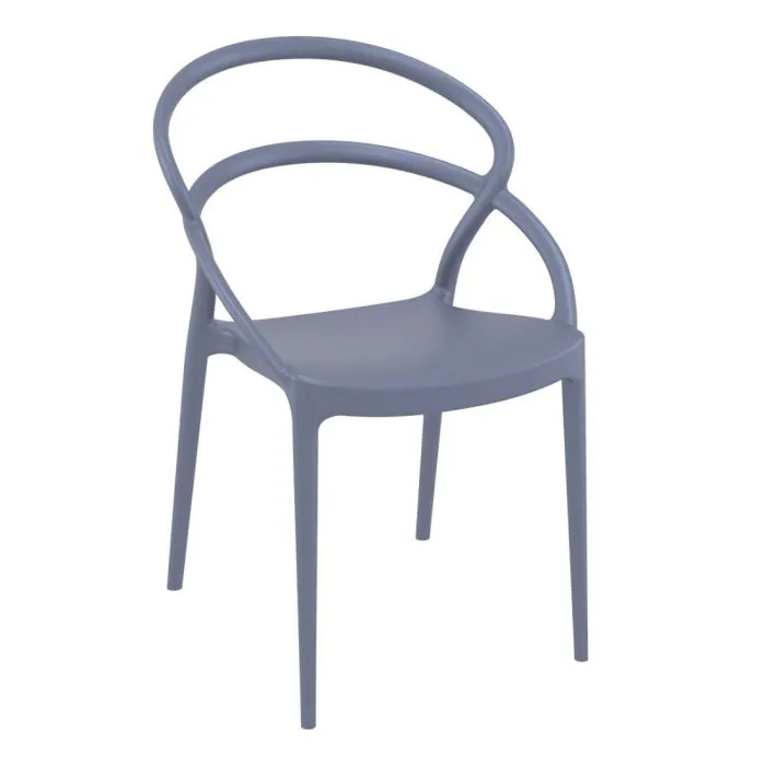 Pia Chair Dark Grey