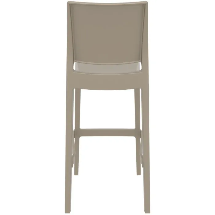 Maya Bar Stool in Taupe - 75cm