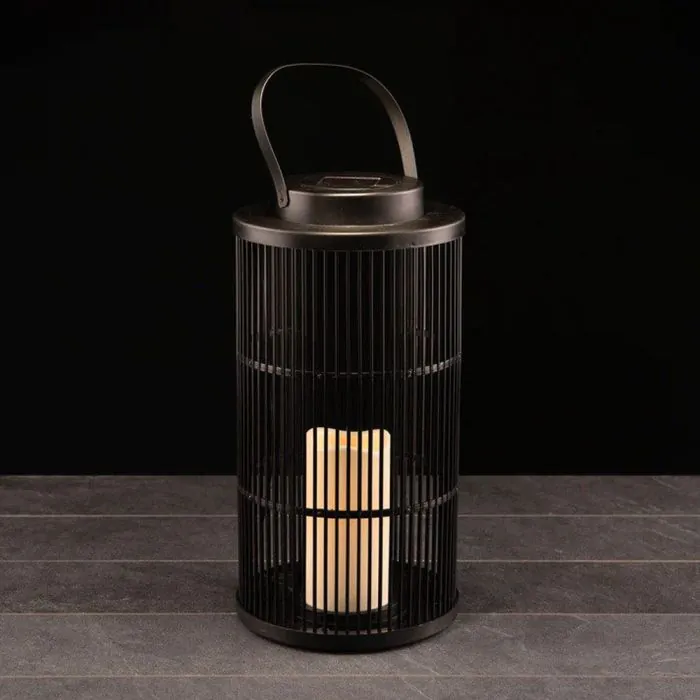 Urbane Lantern - Black (Solar Powered)