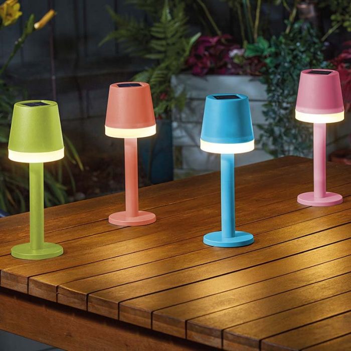 Viva! Multi-Coloured Solar Lamp - 4 Pieces Pack main product photo