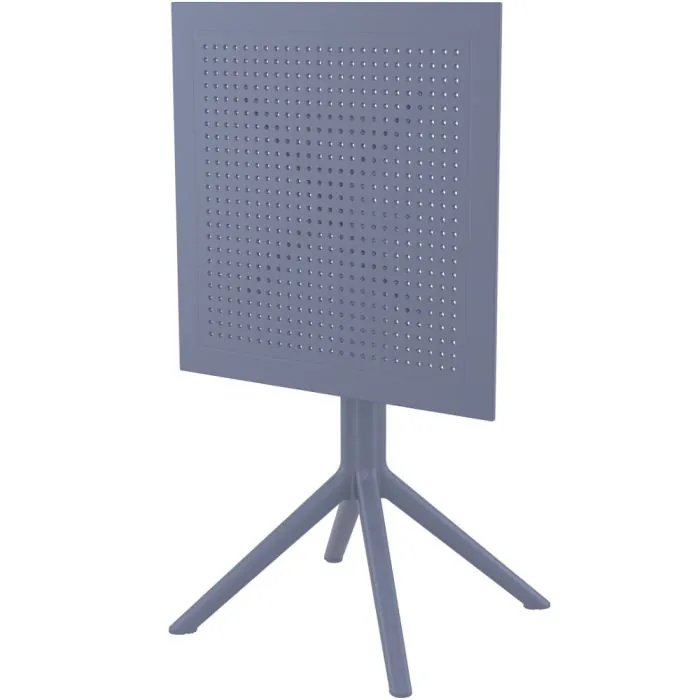 Sky 60 x 60 Folding Table in Dark Grey