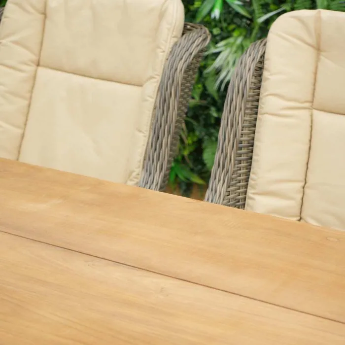 6 Seater Tebal 180cm Rectangular Table Top with X Legs with Boston Chairs 6 Seater Tebal 180cm Rectangular Table Top with X Legs with Boston Chairs