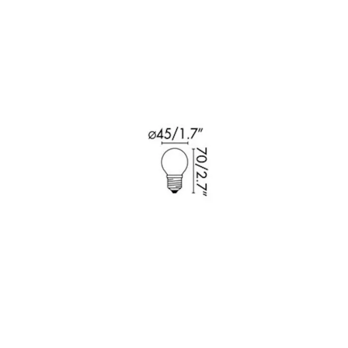 Pole Lamp G45 Bulb - 4W Pole Lamp G45 Bulb - 4W