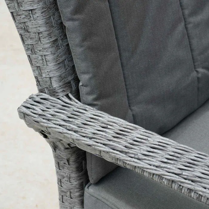 Vancouver Corner Sofa With Halifax Firepit Table And Two Chicago Chairs Vancouver Corner Sofa With Halifax Firepit Table And Two Chicago Chairs
