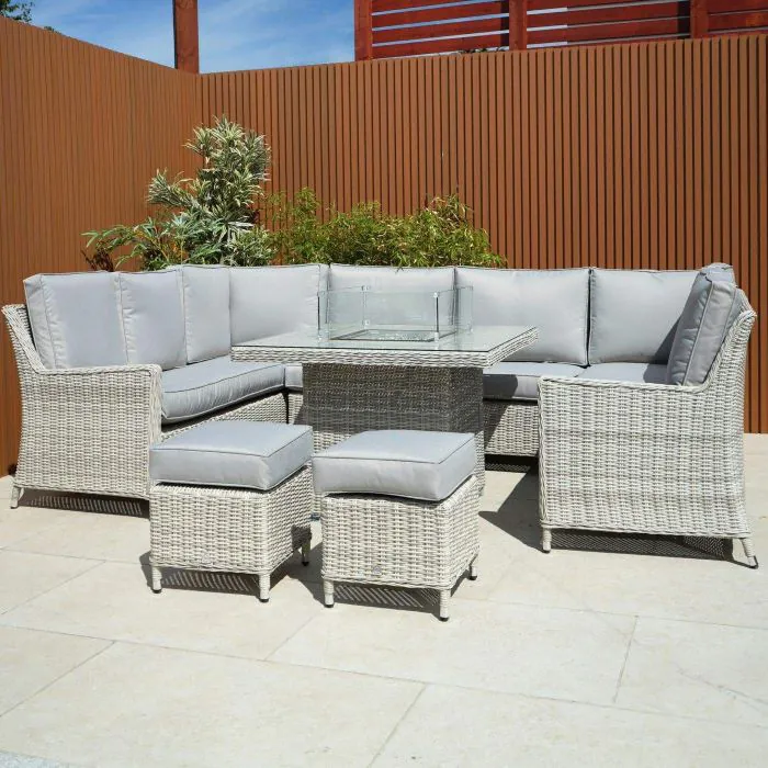 New Hamilton Small U Shape Firepit Sofa Set
