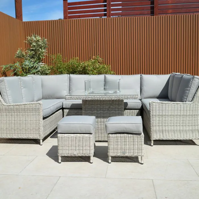 New Hamilton Small U Shape Firepit Sofa Set