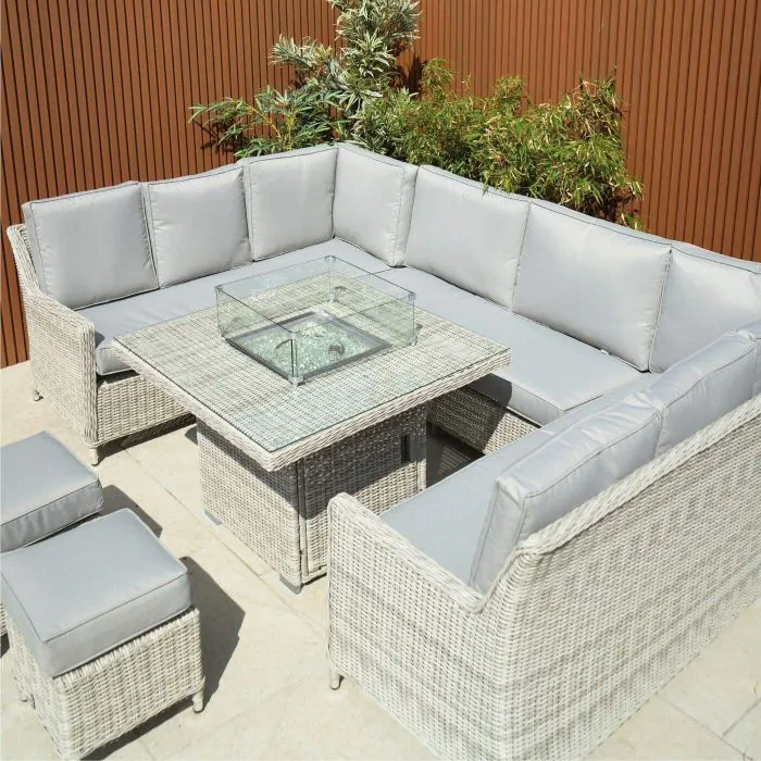New Hamilton Small U Shape Firepit Sofa Set