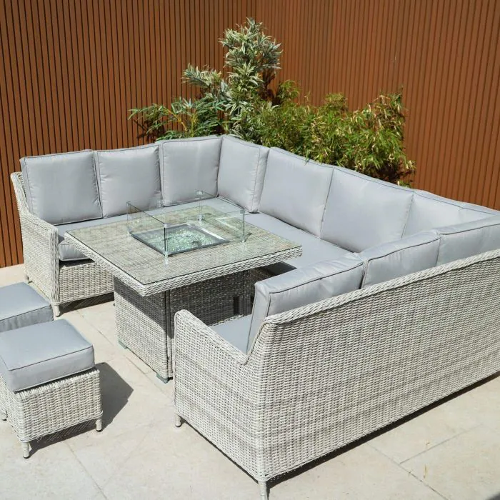 New Hamilton Small U Shape Firepit Sofa Set