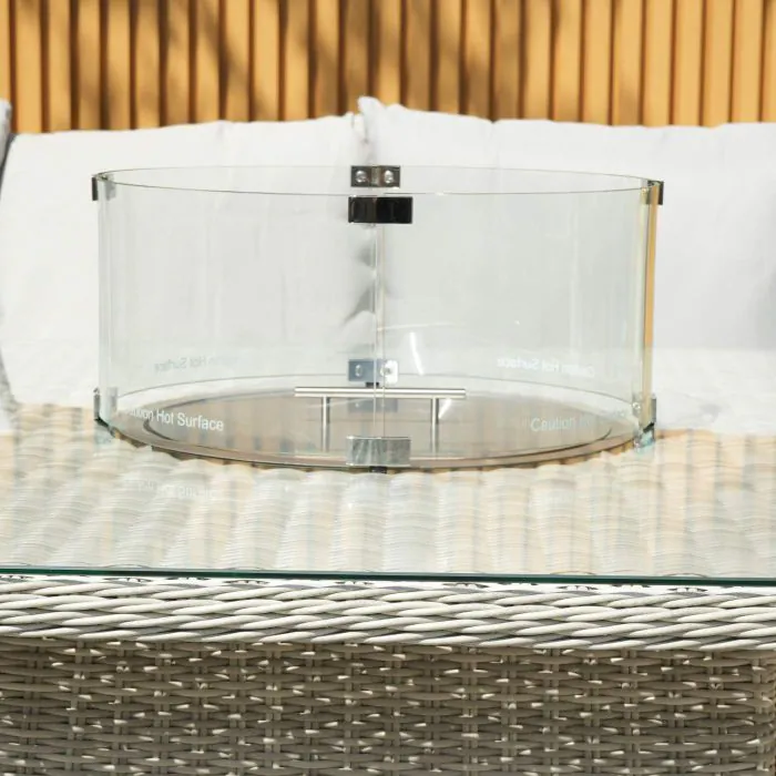 Rounded Fire Pit Table