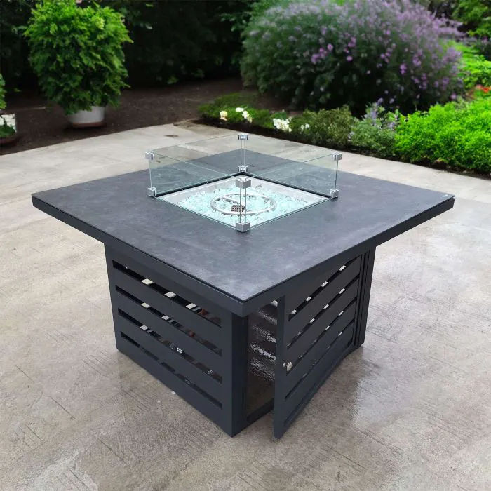 Claddagh Square Fire Pit Table Claddagh Square Fire Pit Table
