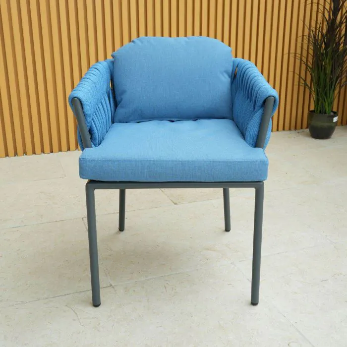 Aranweave Rope Chair in Blue