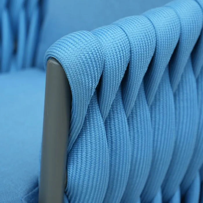 Aranweave Rope Chair in Blue