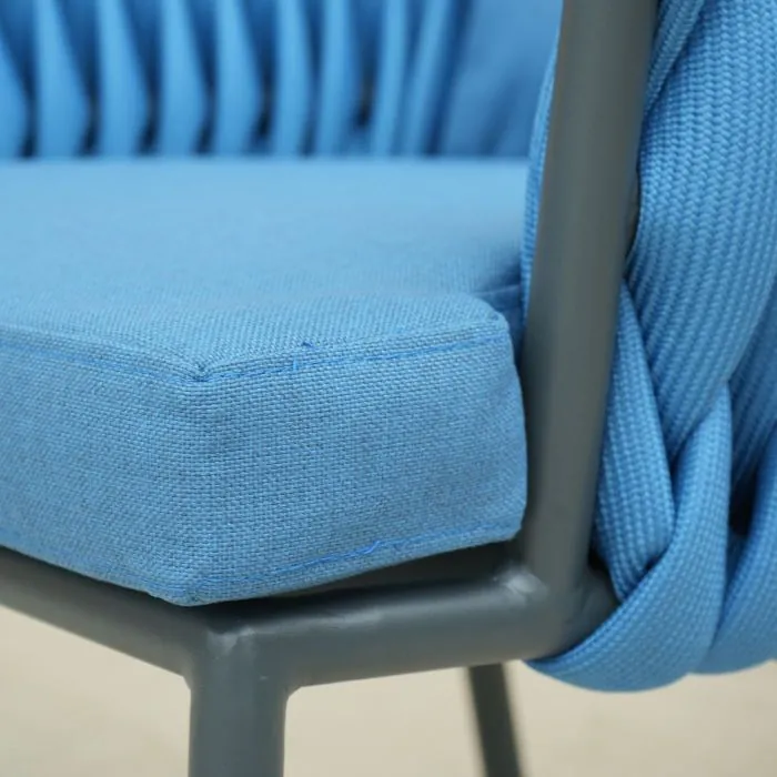 Aranweave Rope Chair in Blue