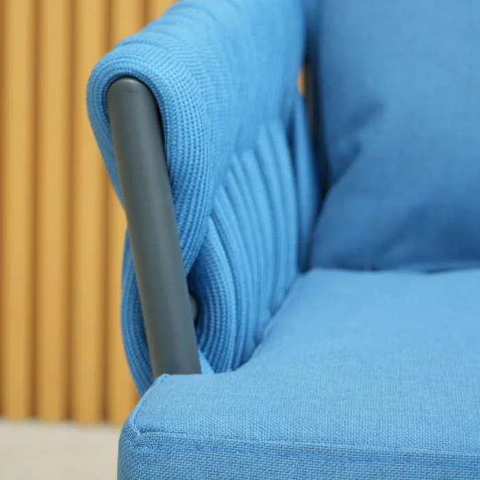Aranweave Rope Chair in Blue